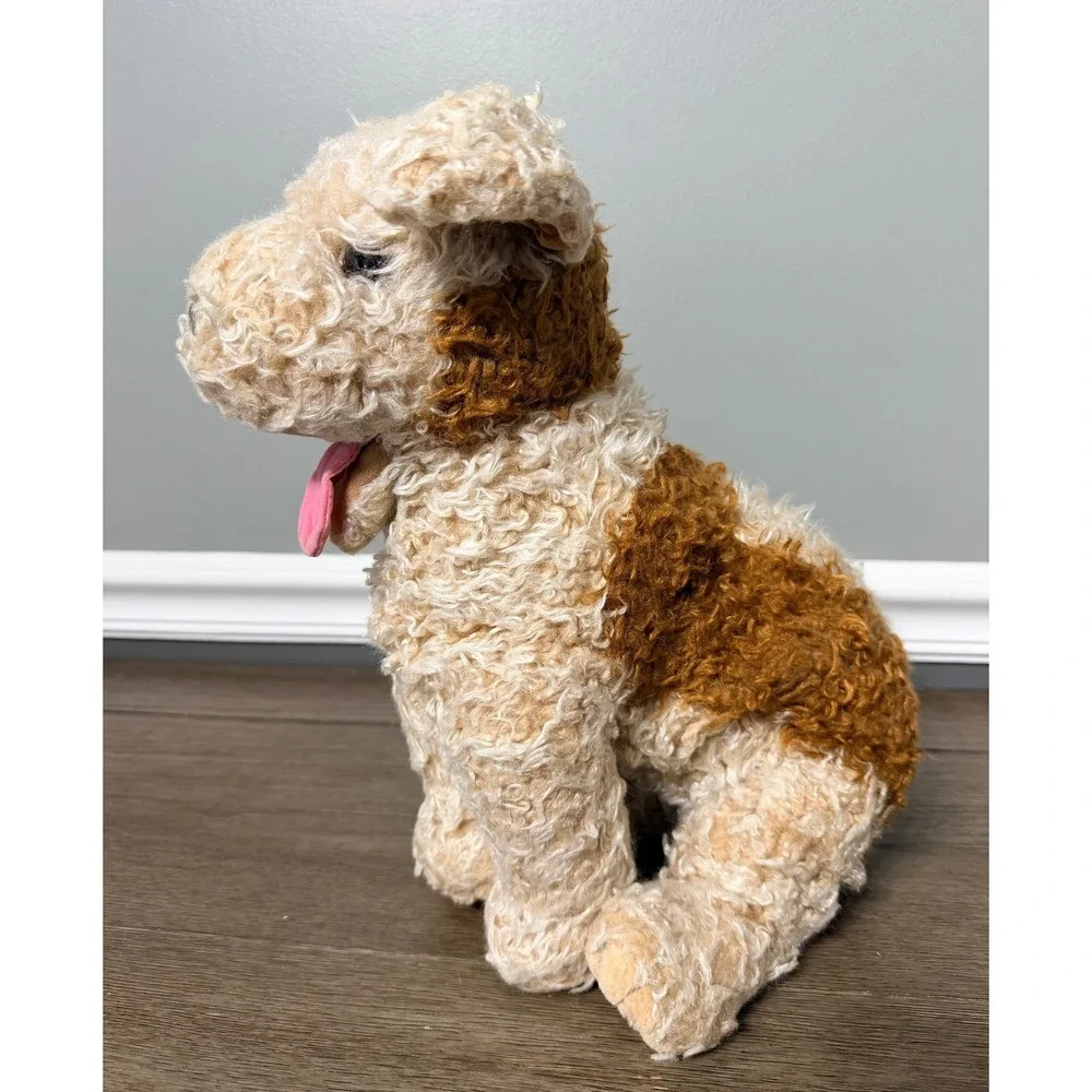 Vintage 1992 Ty Classic Plush TOFFEE the Shaggy Puppy Dog Stuffed Animal Toy‎